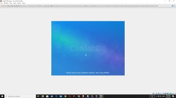 Installing ChaletOS on VirtualBox