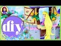 How to make long Rapunzel hair Easy DIY Craft for Lego minidoll Disney Princess