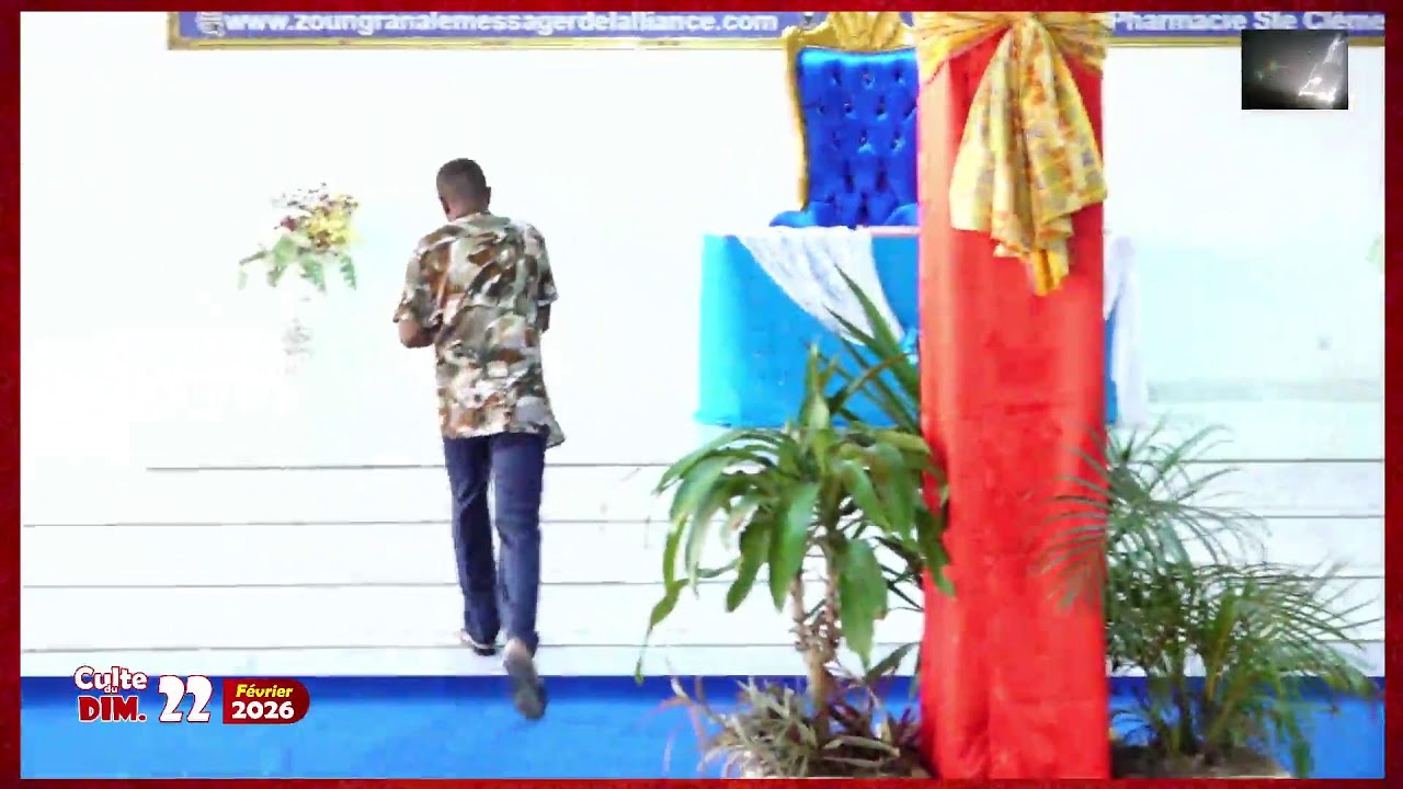 Diffusion en direct du 𝐂𝐔𝐋𝐓𝐄 𝐃𝐔 𝐃𝐈𝐌𝐀𝐍𝐂𝐇𝐄 𝟐𝟐 𝐅𝐄𝐕. 𝟐𝟎𝟐𝟔