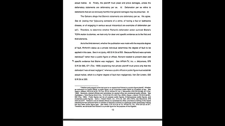 Crews V Richard Galvan and Sonia Galvan Memorandum...