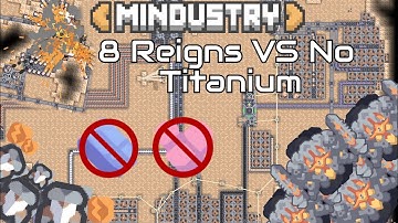 Beating 8 Reigns without using Titanium | Mindustry Challenge Map