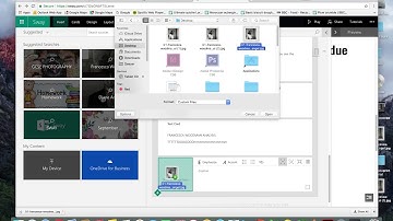 Posting image and text to SWAY