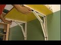 Instalación de mesa auxiliar abatible - Bricomanía