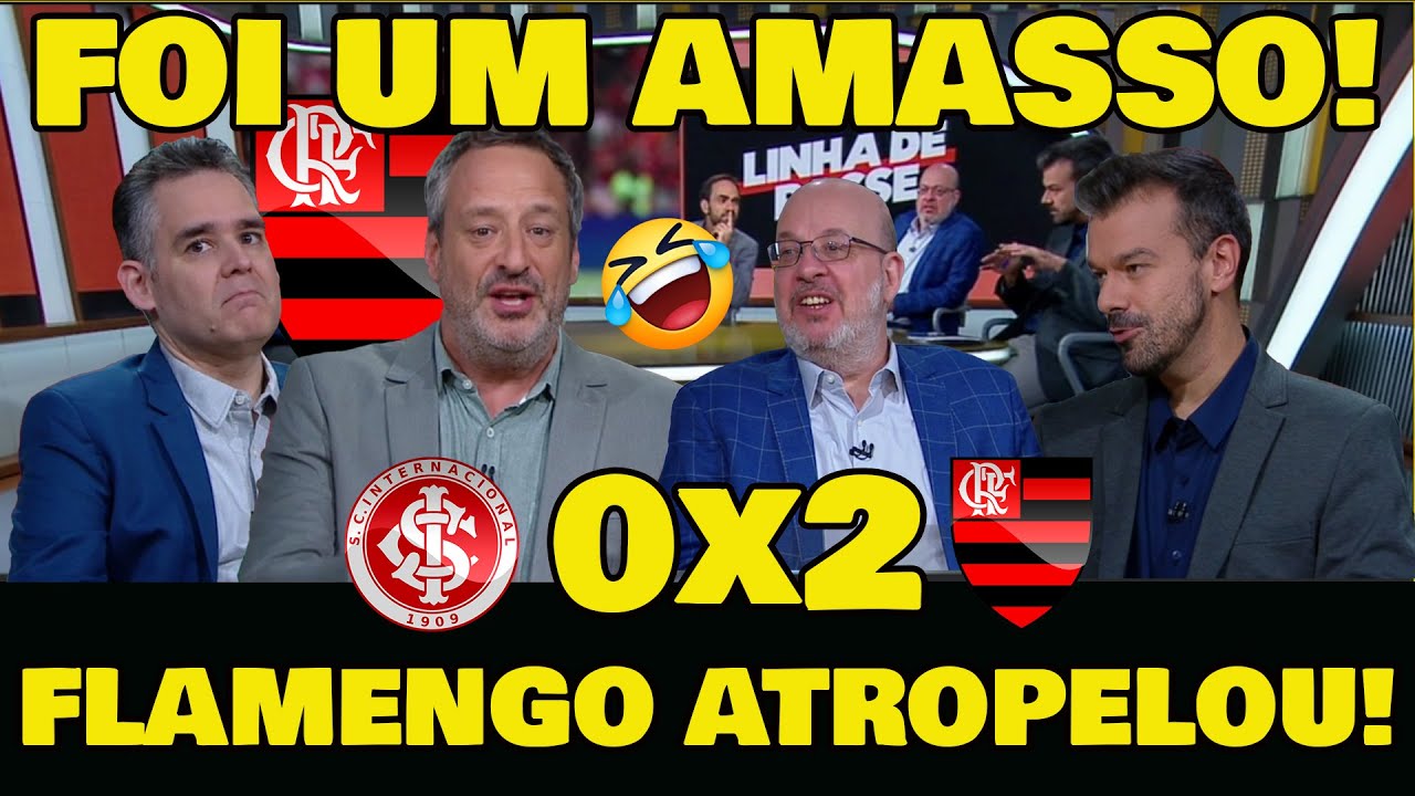 IMPRENSA FICOU DE BOCA ABERTA! FLAMENGO AMASSOU - INTERNACIONAL 0x2 FLAMENGO LIBERTADORES.