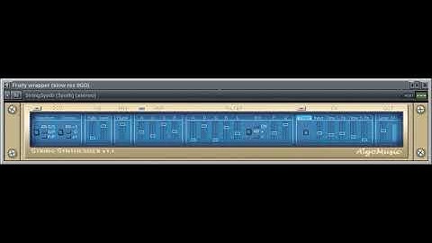 String Synth VST synthesizer (AlgoMusic) - Preview of 40 sound patches