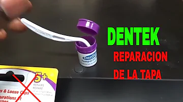 ¿Se puede utilizar pasta de dientes como masilla?