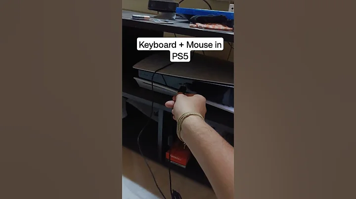 How to connect your keyboard and mouse to PS5 #ps5 #keyboard