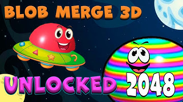 Blob Merge 3D | Unlocked 2048 | walkthrough/gameplay