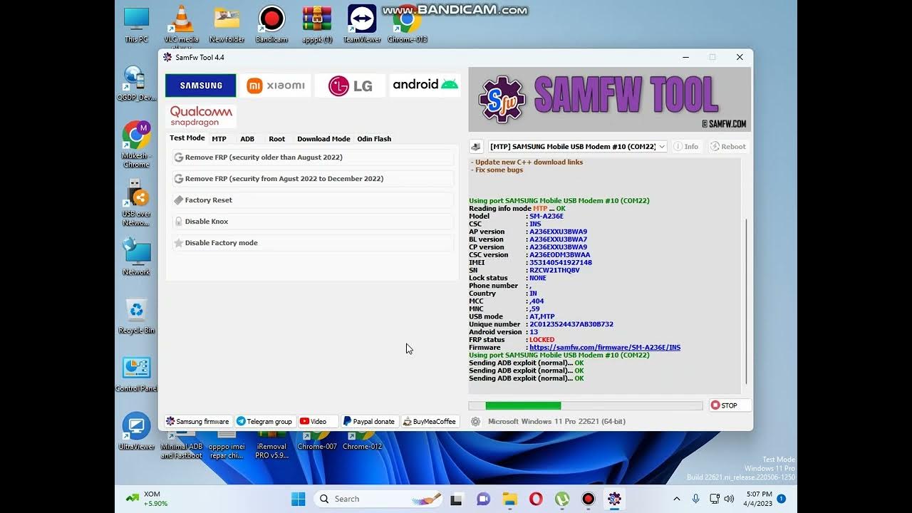 Samfw tool на русском