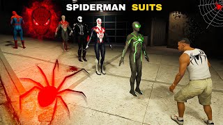 GTA 5 : Franklin Stealing Spiderman Suits & Got Spiderman Ultimate Superpowers In GTA 5 Telugu !