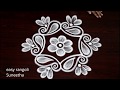 Episode 16basic small rangoli  kolam designs  muggulu    