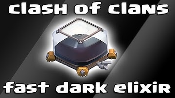 Clash of Clans || how to get TONS of dark elixir at town hall 7!