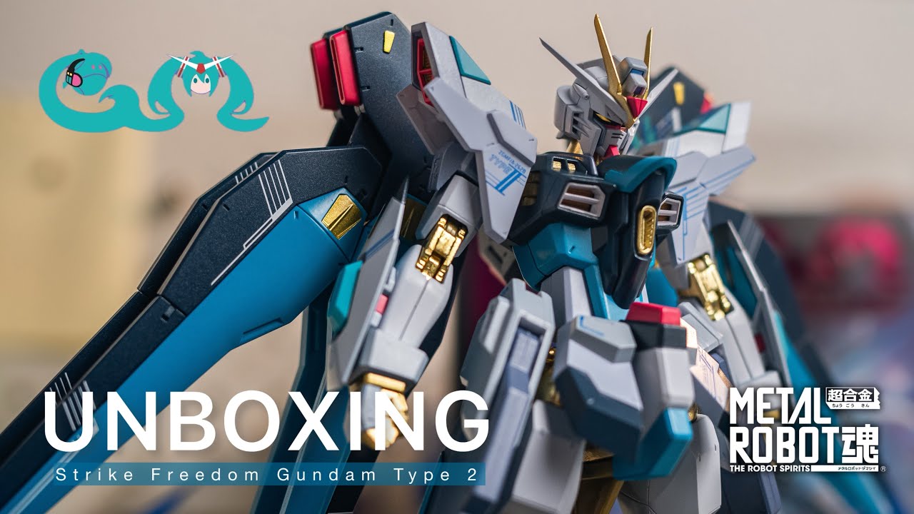 Распаковка - Metal Robot Spirits/Strike Freedom Хацунэ Мику [ASMR]