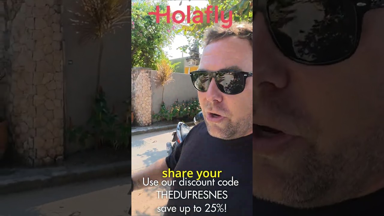 Don't Land in Bali Without an Holafly eSIM | THEDUFRESNES Discount Code Save 25% 🇮🇩