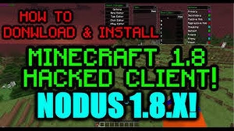 How to Download and Install Hacks for Minecraft. Huzuni, Nodus, Wurst. 1.8, 1.9, 1.10