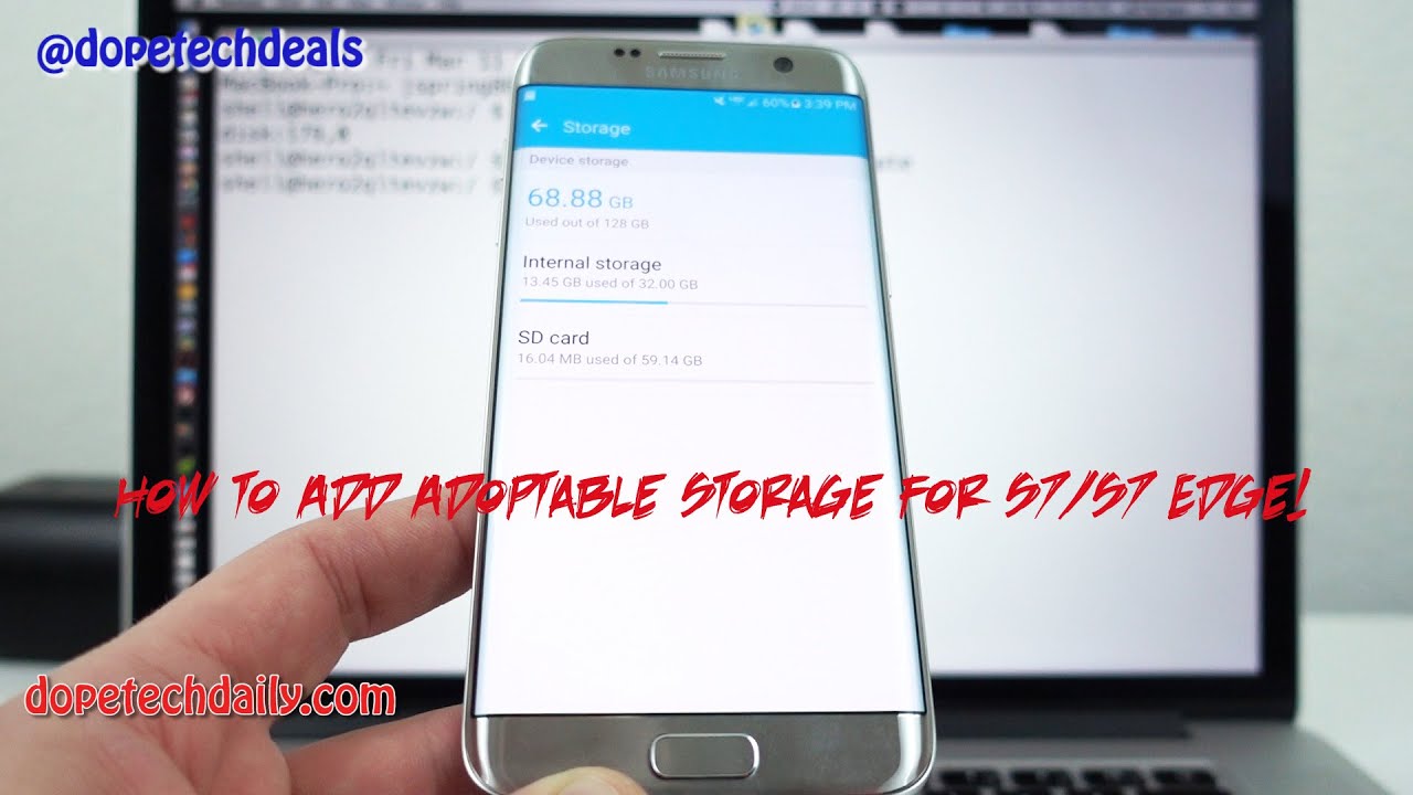how to enable adoptable storage on samsung galaxy s7 edge youtube galaxy s7 format sd card as internal