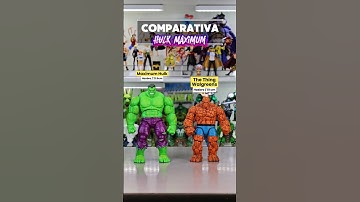 Comparativa del nuevo Hulk Maximum Marvel Legends vs otras figuras de la colección ☢️