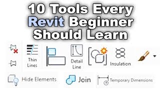 10 Tools Every Revit Beginner Should Learn  Revit Beginner Tutorial