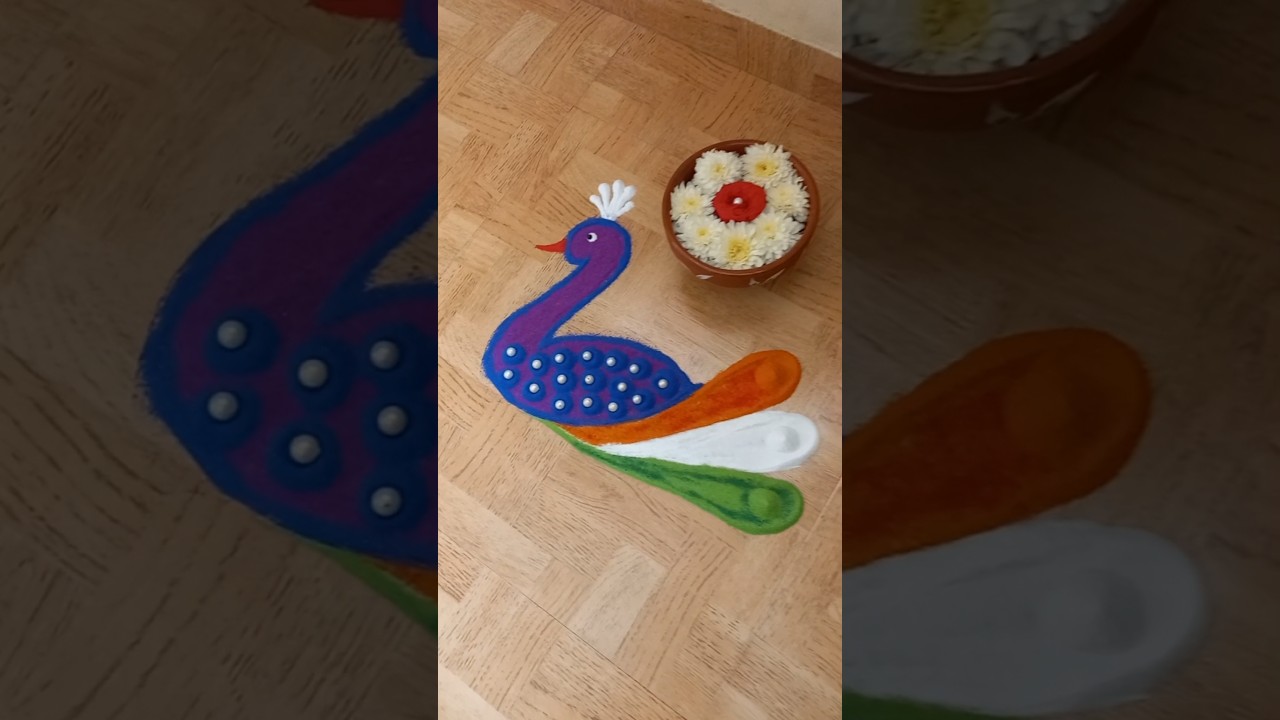२६ जानेवारी स्पेशल रांगोळी 🇮🇳🌈🚩