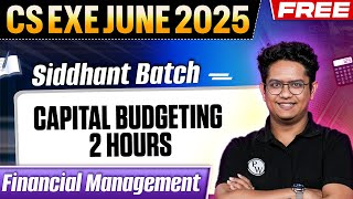 Capital Budgeting 2 hours : One Shot || Live