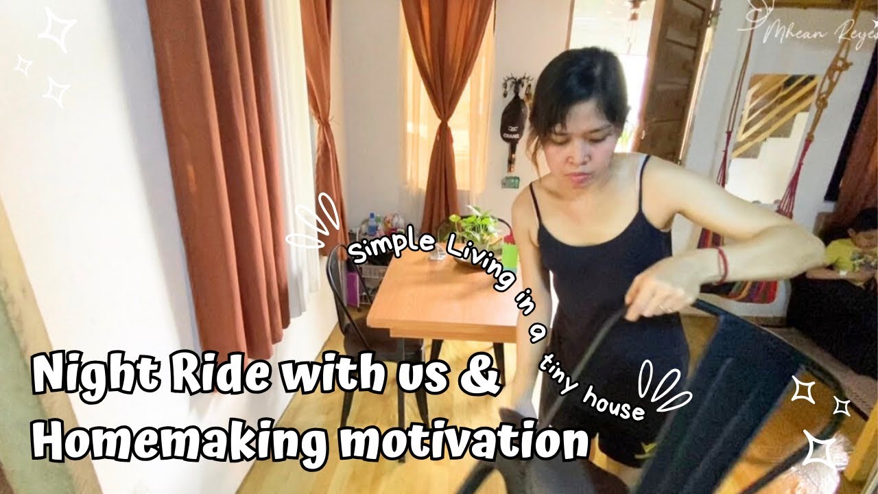 DINING ROOM REFRESH✨LAUNDRY MOTIVATION • DISHWASHING • Night ride with us ✨ Mhean Reyes💕 #momlife