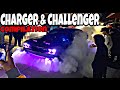 Dodge Charger and Dodge Challenger Freeway Takeover And Burnout Compilation Best Of 2020