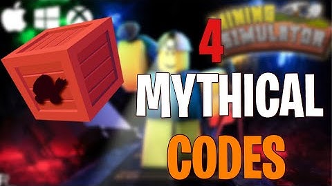 4 NEW MYTHICAL CODED *STILL WORKING* IN MINING SIMUALATOR | ROBLOX