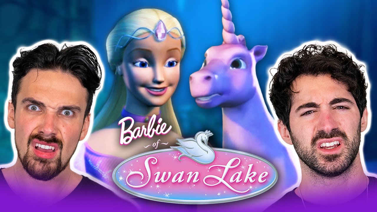 Grown men watch *BARBIE OF SWAN LAKE* (what is going on??)