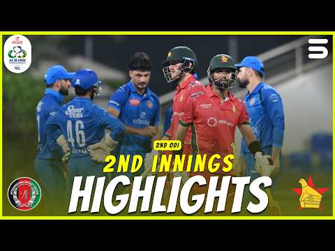 2nd Innings Highlights | Afghanistan vs Zimbabwe | Match 2 | ODI Tri-Series 2026 | M9R1K