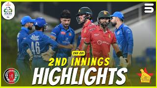 2nd Innings Highlights | Afghanistan vs Zimbabwe | Match 2 | ODI Tri-Series 2026 | M9R1K