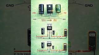 #shorts 3V To 12V Converter Circuit Using 7805 IC @HariomExp...ent97 #youtubeshorts