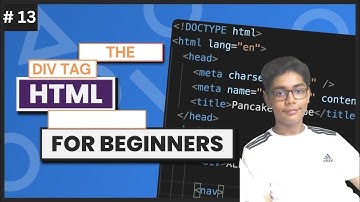HTML Tutorial for Beginners In Urdu-Hindi 13 - The div tag
