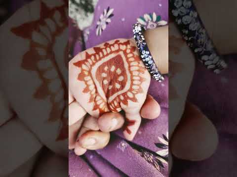 easy mehndi design for kids