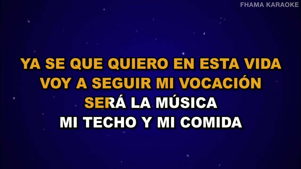 Los Autenticos Decandentes - La Guitarra | FHAMA KARAOKE Los Autenticos Decandentes - La Guitarra | FHAMA KARAOKE