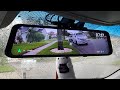 Wolfbox 4k Mirror Dash & Backup camera Unboxing Install and Features