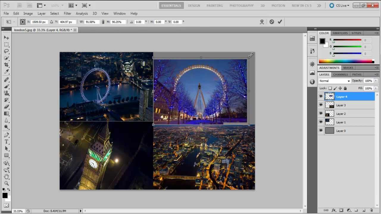 how to resize image on adobe photoshop