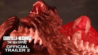 Godzilla X Kong:The New Empire Trailer 2|Stop Motion Collab Animation