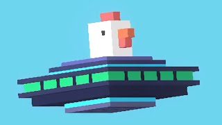 How To Unlock the “UFO CHICKEN” Character, In The “SPACE” Area, In CROSSY ROAD! 🛸🐔