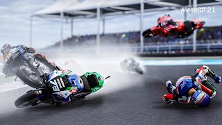 MotoGP™21 Crash Compilation | Moments | By Ten Minute #01