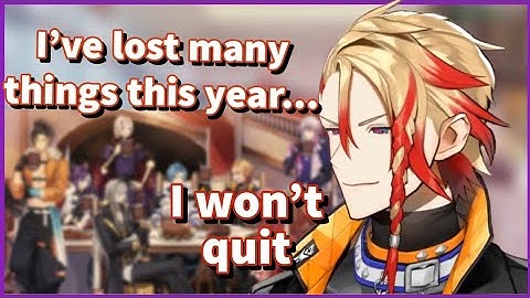 Axel reflect about the year and gives a heartwarming advice...【Holostars EN | Axel Syrios】