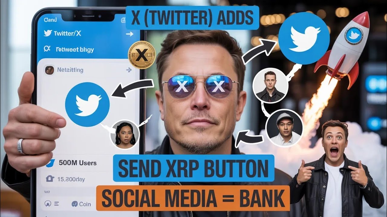 В X (Твиттер) добавлена ​​кнопка "Отправить XRP"! 🐦