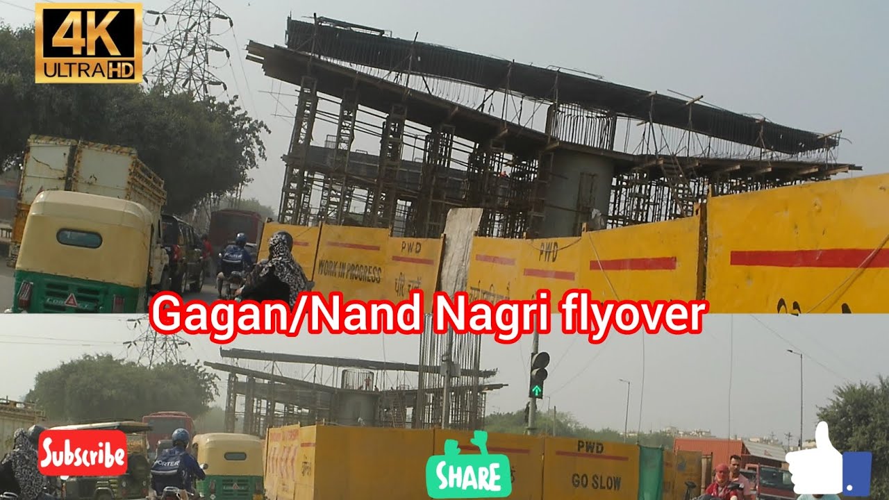 nand-nagri-gagan-flyover-new-update-part-2-4k-royalaryavlogs