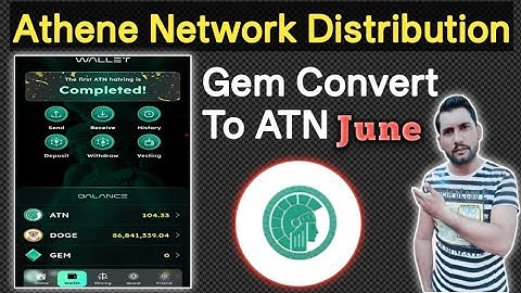 Athene Network New Update | Athene Network Distribution | Gem Convert To ATN