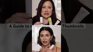 A Guide to making YouTube Thumbnails 😬 😂 with @MarlenaStell #shorts