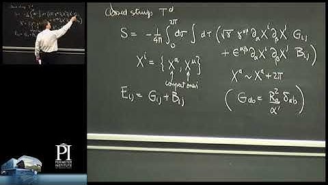 Zwiebach - Double Field Theory - Lecture