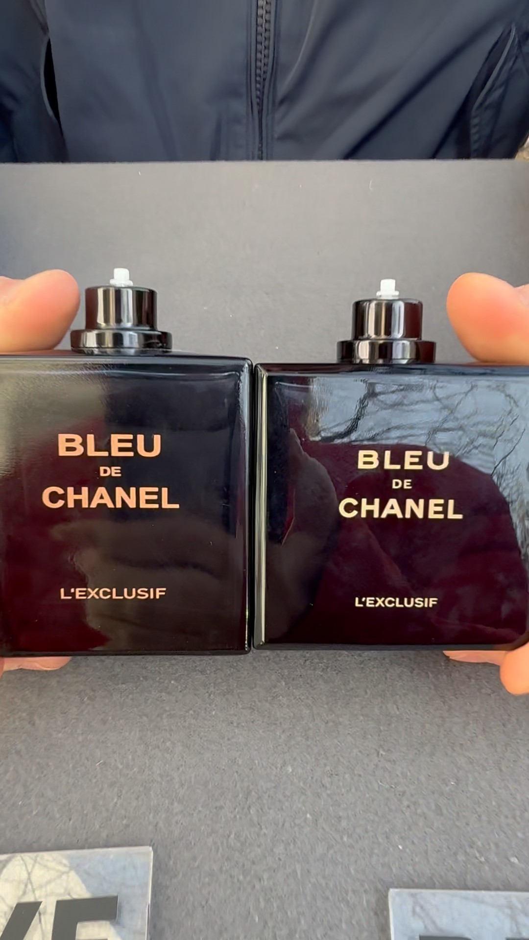 Fake vs Real Bleu de Chanel L'Exclusif Perfume - YouTube