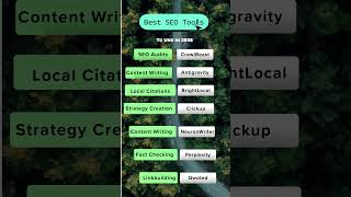 Best SEO Tools For 2026 #SEO #SEOtools #googlerankings