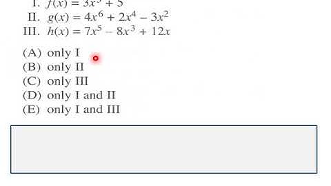 4 Higher Degree Polynomials SAT MATH Level II HW L V Pt 1