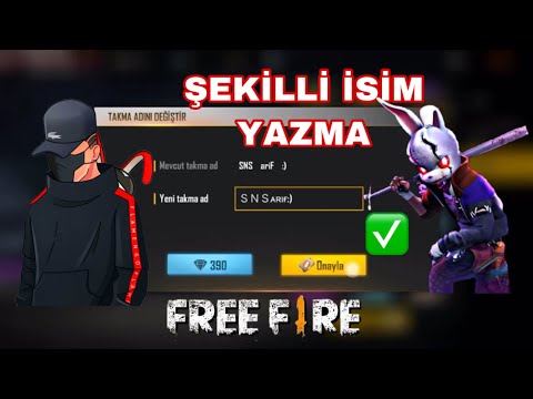 ŞEKİLLİ isim yazma |GARENA FREE FİRE