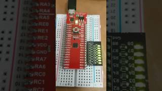 Microchip MPLAB Xpress PIC16F18877 Blink